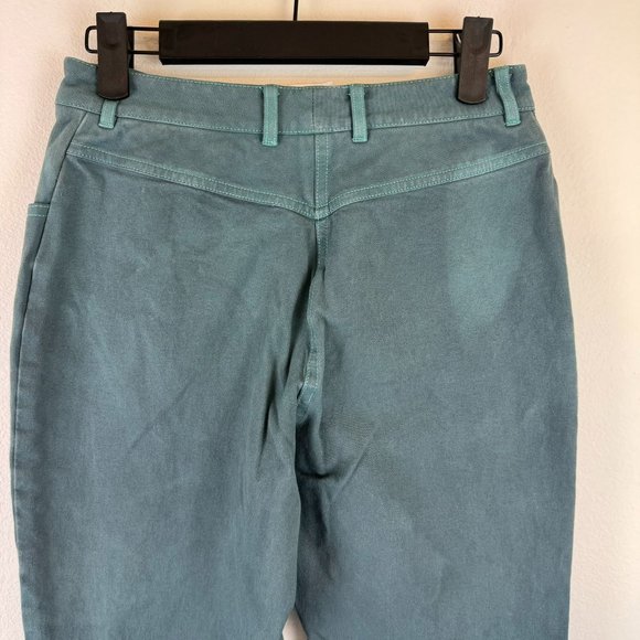 St. John Sport Teal Blue High Waist Acid Wash Bootcut Jeans 2 (25.5x27.5) - Picture 6 of 14